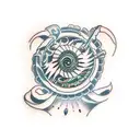 Fiddlehead tattoo design idea