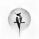Swallow Bird tattoo design idea