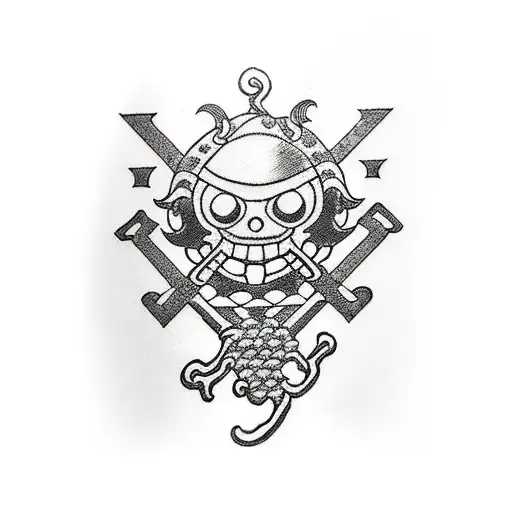 One Piece Anime  tattoo design idea
