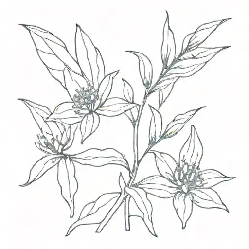 milkweed tattoo design idea