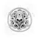 lovecraft eldritch horror tattoo design idea