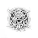 lovecraft eldritch horror tattoo design idea