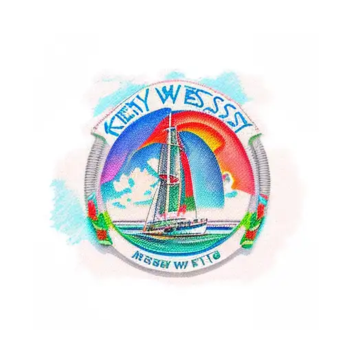 key west with a 305 under it tattoo design idea