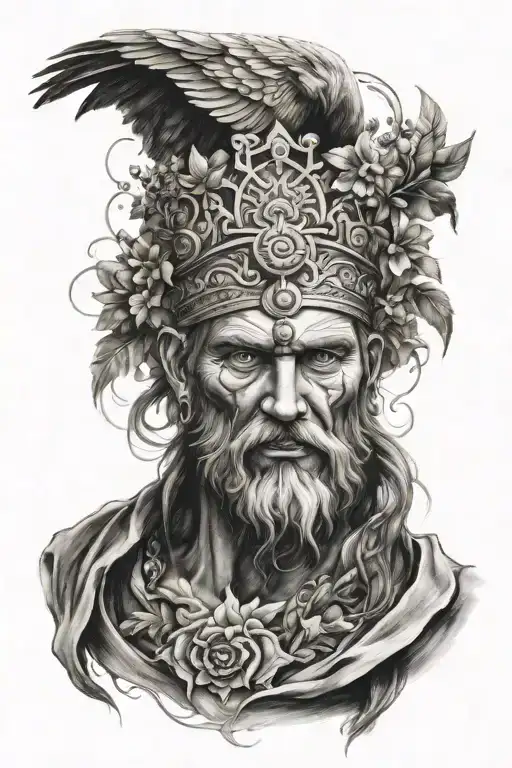 slavic style full sleeve tattoo design tattoo design idea