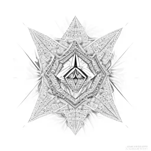 Diamond jewel hidden in thorns like a diamond in the rough tattoo design idea