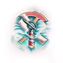 thors hammer  tattoo design idea