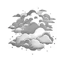japanese clouds tattoo design idea