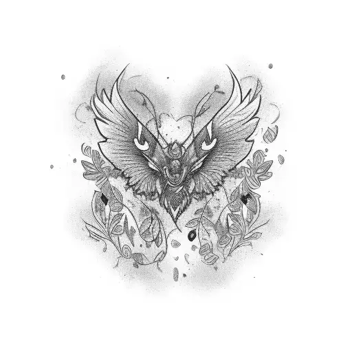 masculine botanical shoulder full cover tattoo design idea