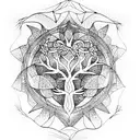 Tree of Life tattoo design idea