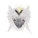 Hawk tattoo design idea