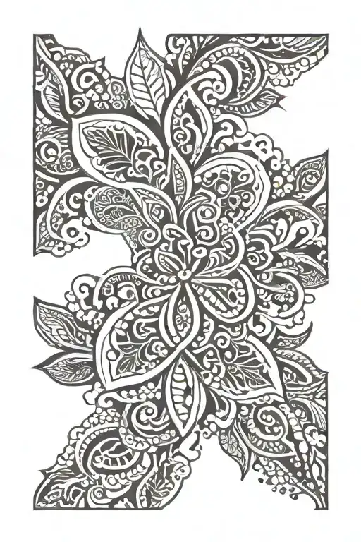 mehndi patterns tattoo design idea
