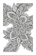 mehndi patterns tattoo design idea