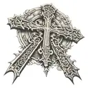 Christian Cross tattoo design idea