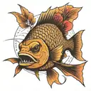 snapper work tattoo design idea