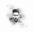 messi tattoo design idea