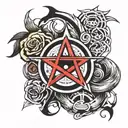 anarchy symbol tattoo design idea
