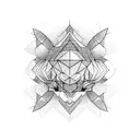 wine tattoo design idea