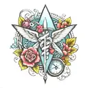 nurse practitioner tattoo design idea