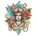 nurse practitioner tattoo design idea