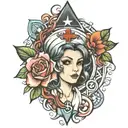 nurse practitioner tattoo design idea