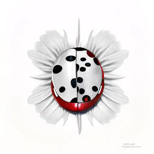 Ladybug tattoo design idea