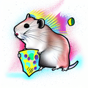 hamster tattoo design idea