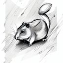 hamster tattoo design idea