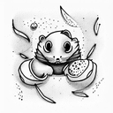 hamster tattoo design idea