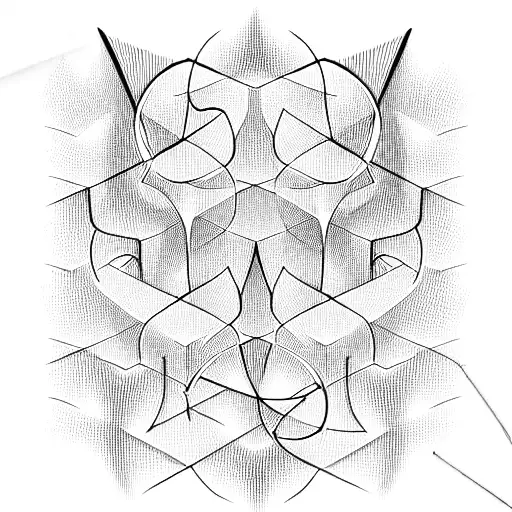 honeycomb sleeve with light shading on one side for a 3d effect tattoo design idea