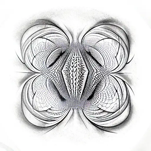honeycombs, shading on one side, 3d, hypnotic tattoo design idea