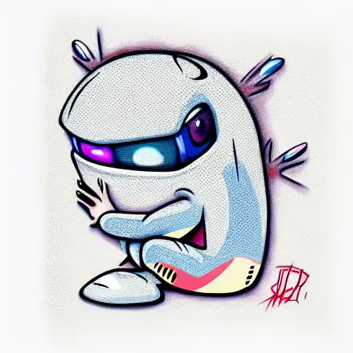 Bugjr2 on a wall, font graffiti, evil tattoo design idea
