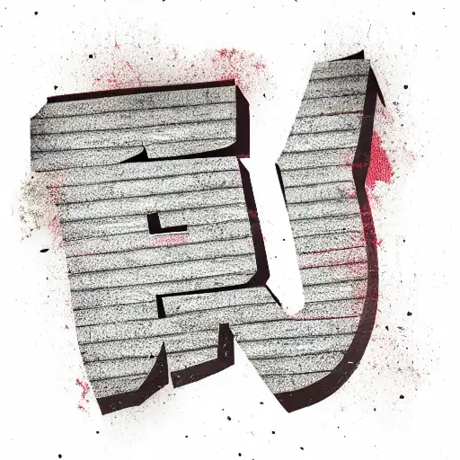 letters bug jr2, brick wall, font graffiti tattoo design idea