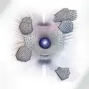 honeycomb sleeve with light shading on one side for a 3d effect tattoo design idea