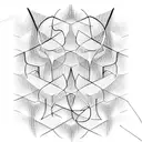 honeycomb sleeve with light shading on one side for a 3d effect tattoo design idea