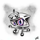 Bugjr2 on a wall, font graffiti, evil tattoo design idea