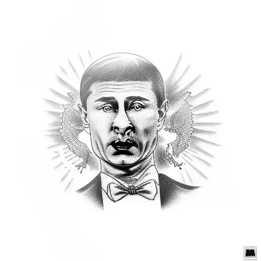 Putin Russia  tattoo design idea