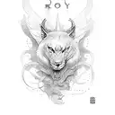 creating a tattoo design that includes the names Roy, Aos tattoo design idea