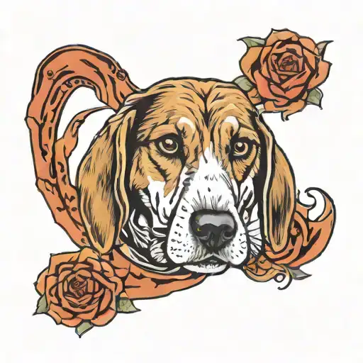 battlestar Galactica, buffy the vampire slayer, video editing, beagle dog, tattoo design idea