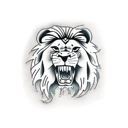 A lion by Logan DeLong at Cloak and Dagger in Dayton, OH (artist ig:  logan.ipt) : r/tattoos