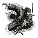 Ninja tattoo design idea