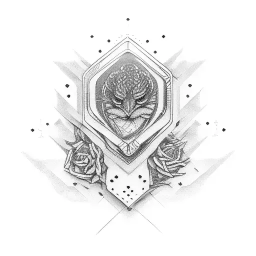 fragile sign tattoo design idea