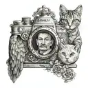 love family commitments  tattoo design idea