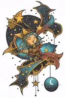 sky full of stars tattoo design idea