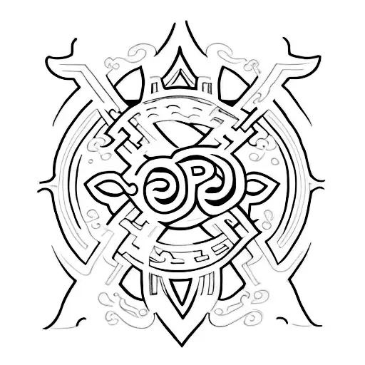 tattoo with 3 capital letter 'R' where one R represents Holy Spirit, second one best friend and third my dog tattoo design idea