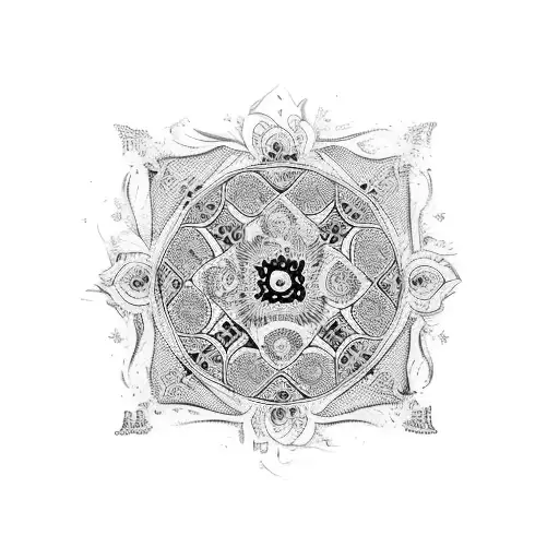 portuguese azulejos tattoo design idea