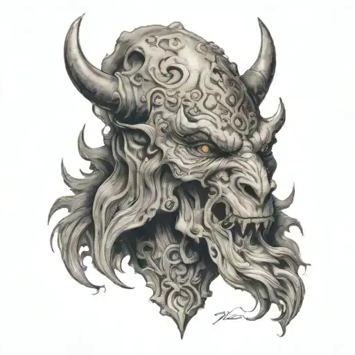 veles tattoo design idea