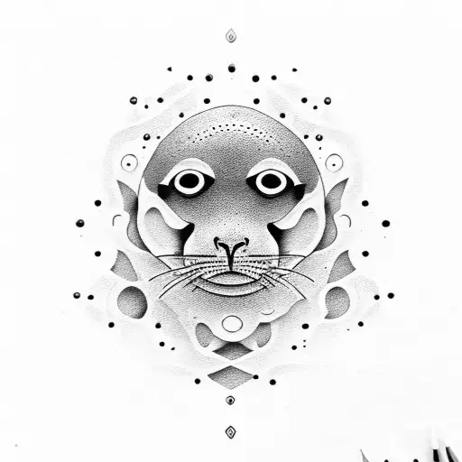 paired seals tattoo design idea