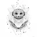 paired seals tattoo design idea