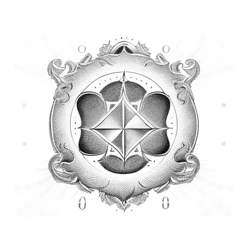 A quality seal with the Coeur de Viana symbol incorporated into the design tattoo design idea