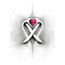 unconditional love sign tattoo design idea
